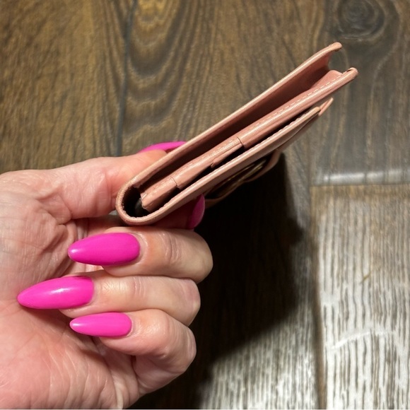 CARTIER Trinity Leather Bifold Long Wallet Rose pink Ladies - Picture 15 of 16